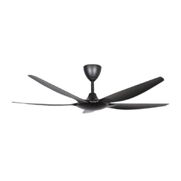 Alpha AX60 5B/56 MATT BLACK Ceiling Fan 56" 5 Blades With Remote Matt Black