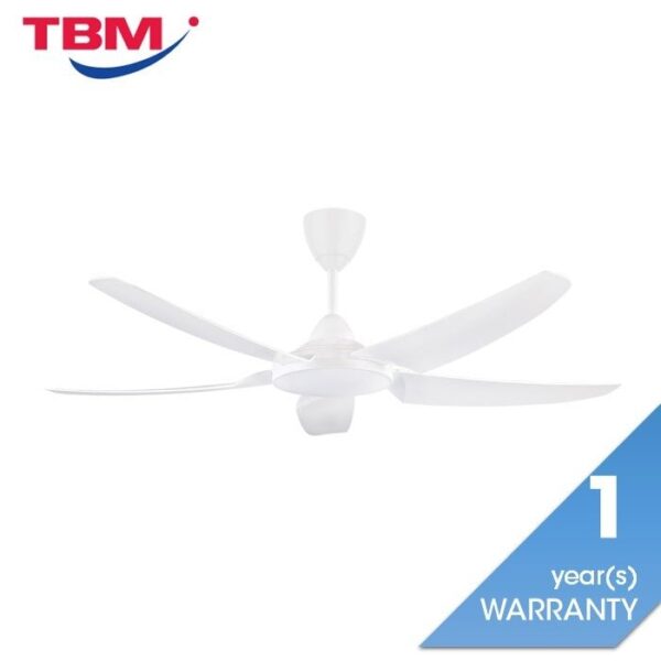 Second image of Alpha AX666 (DC) 5B/56 WHITE Ceiling Fan 56" 5 Blades With DC Motor White