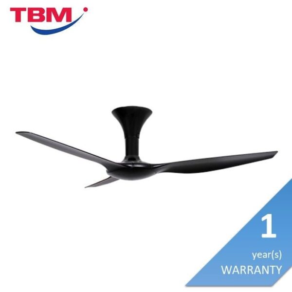 Second image of Alpha AX70 3B/56 MATT BLACK Ceiling Fan 56" 3 Blades with Remote Matt Black