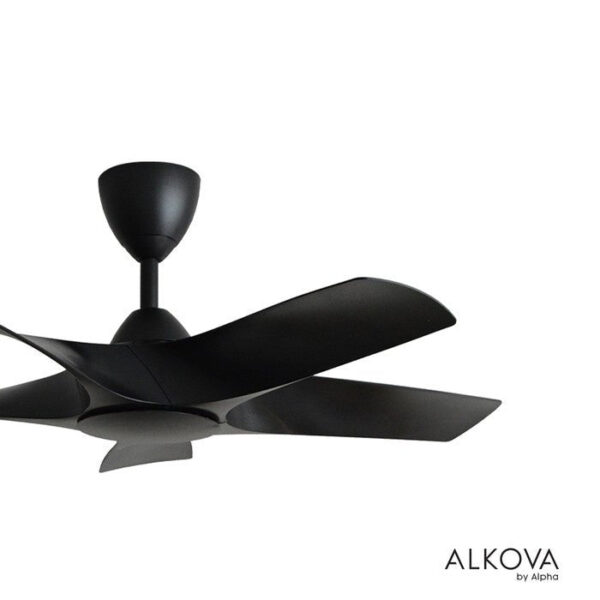 Alkova AXIS 5B/42 MATT BLACK Ceiling Fan 42" 5 Blades Matt Black