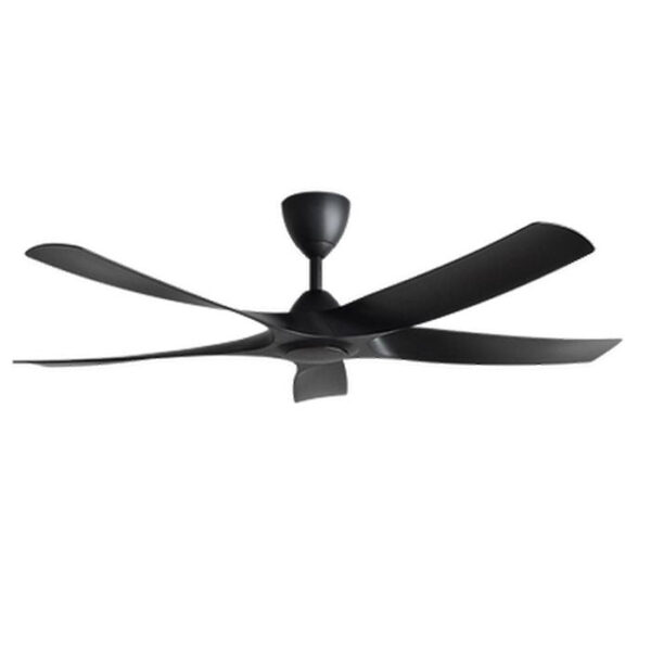 Alkova AXIS 5B/56 MATT BLACK Ceiling Fan 56" 5 Blades Matt Black