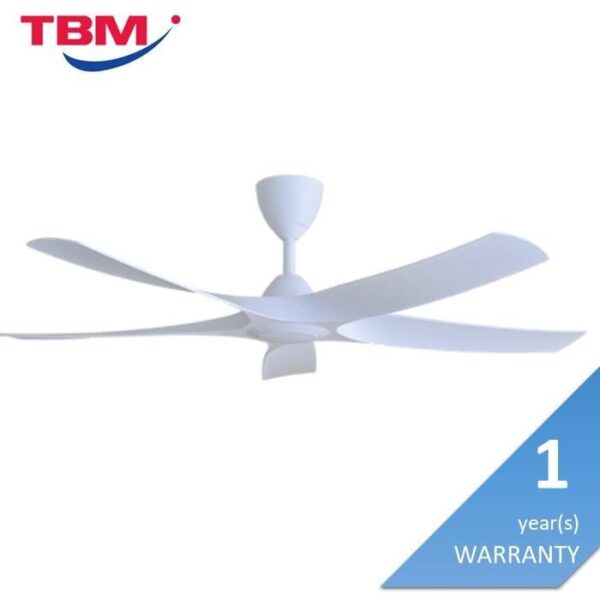 Second image of Alkova AXIS 5B/56 MATT WHITE Ceiling Fan 56" 5 Blades Matt White