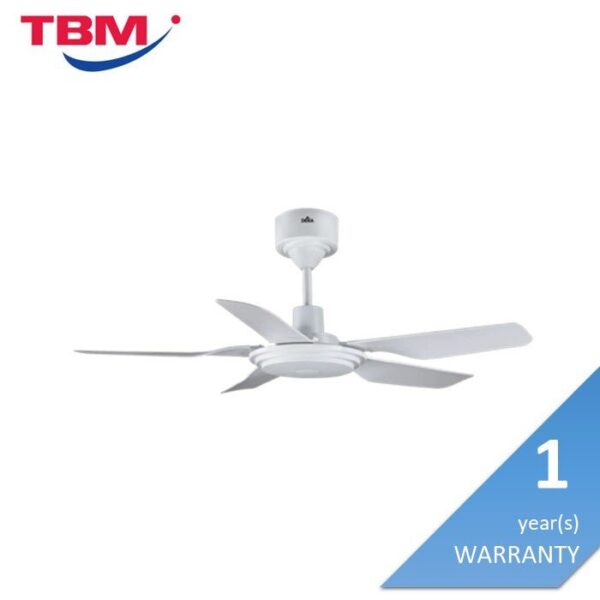 Second image of Deka DX BABY MATT WHITE Ceiling Fan 42" 5 Blades DC Motor Matt White