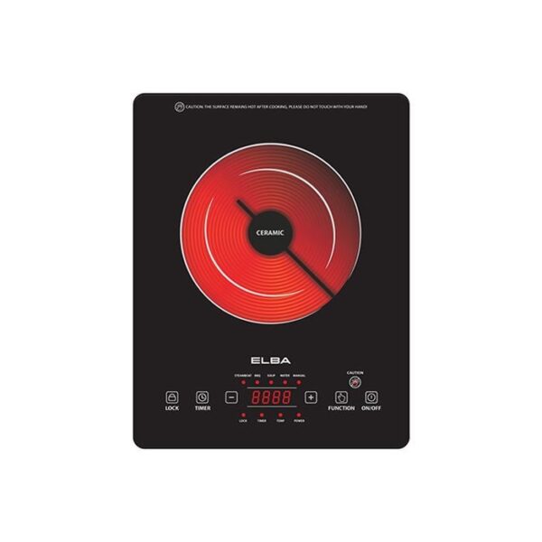 Elba ECC-J2015(BK) Ceramic Cooker 2000W Sensor Touch With LED Display