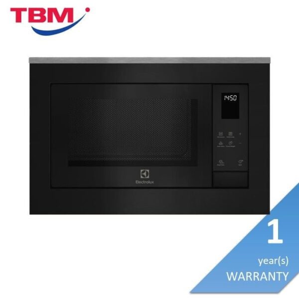 Second image of Electrolux EMSB25XG Built In Grill Microwave Oven 25.0L Black