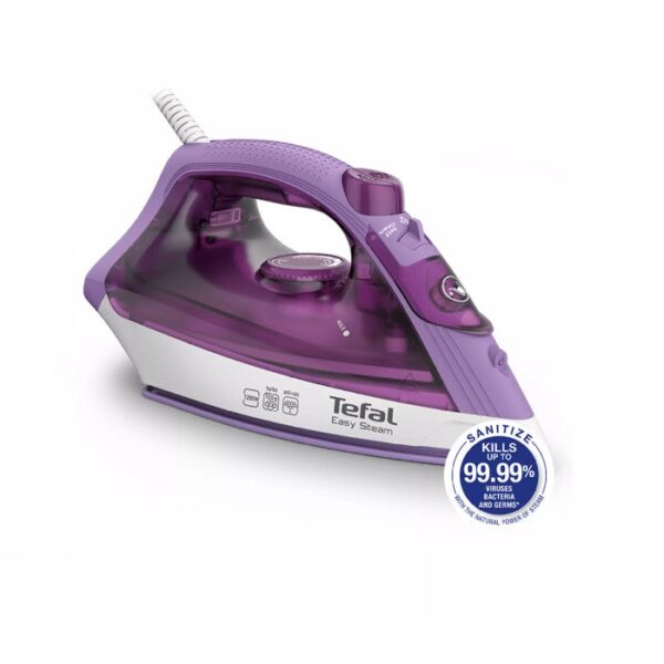 Tefal FV1953 Steam Iron Easy Steam 1200W Purple Non Stick Steam Iron