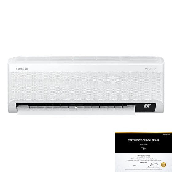 [1.5HP][Inverter] Samsung AR13BYFAMWKNME Air Conditioner 1.5HP Wind Free Wall Split Gas R32 S-Inverter