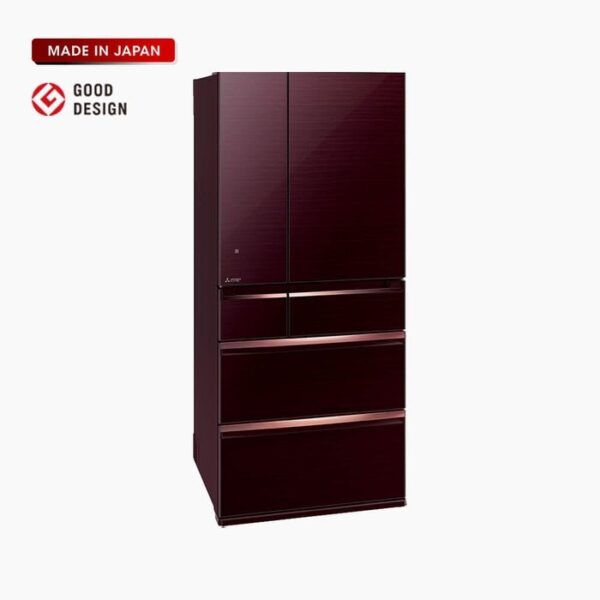 Mitsubishi MR-WX70C-BR 6 Doors Fridge Soft Freezing Supercool Freezing V-LED Deodorization 16 Sensors G700L Brown