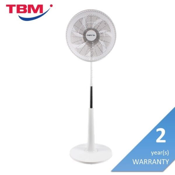 Second image of Mistral MSF1418 Stand Fan 14" White
