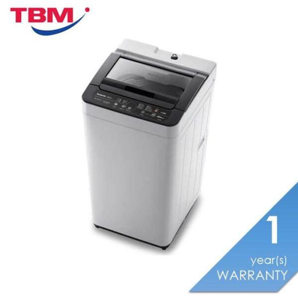 Second image of Panasonic NA-F80VB7HRT Top Load Washer 8.0kg Light Grey