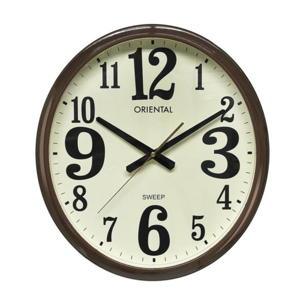 Oriental Analog Wall Clock Big Numeric OTC011N313