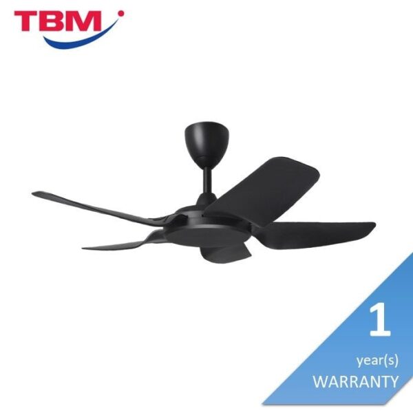 Second image of Alpha PRIMA 5B/40 MATT BLACK Ceiling Fan 5 Blades 40 Inch Motor DC Matt Black