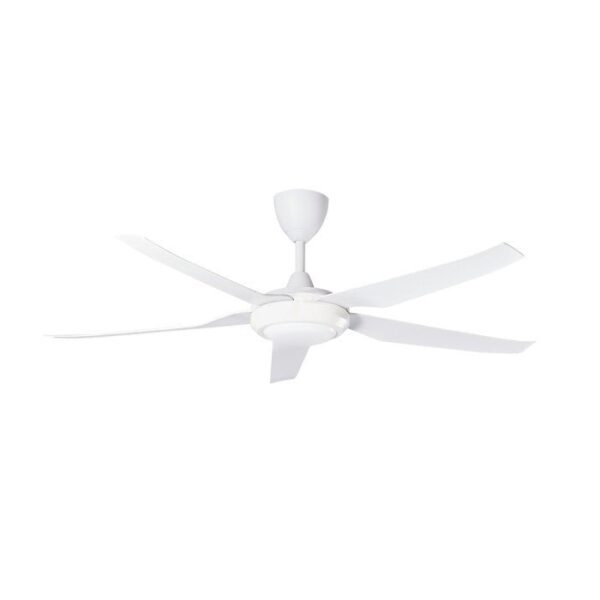 Alpha PRIMA 5B/56 LED MATT WHITE Ceiling Fan 5 Blades 56 Inch LED Motor DC Matt White