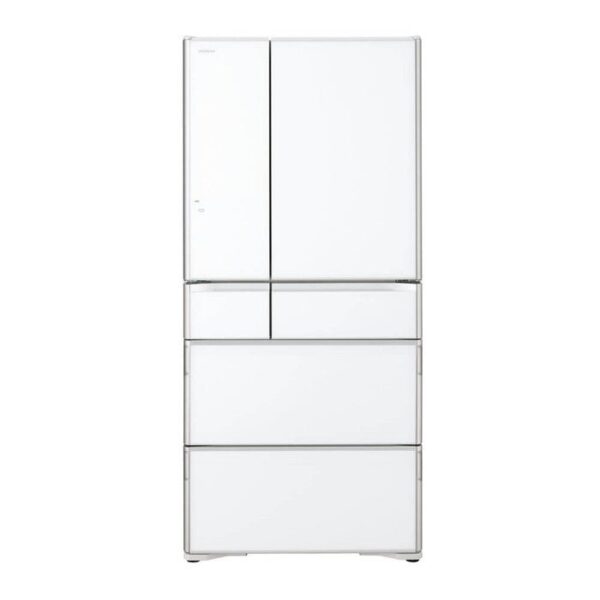 Hitachi R-WX670KM XW 6 Doors Fridge G722L Glass Crystal White