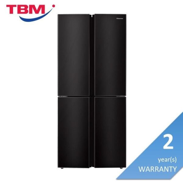 Second image of Hisense RQ515N4AB1 Fridge 4 Doors G520L Inverter Metal Black
