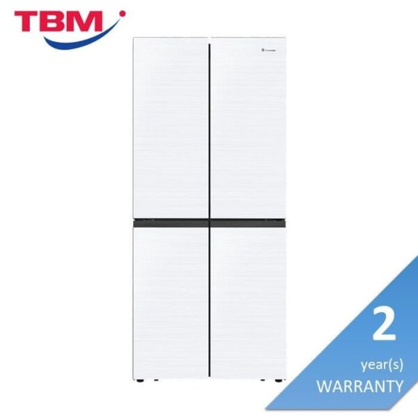 Second image of Hisense RQ568N4AWU Fridge 4 Doors G520L Inverter White Glass