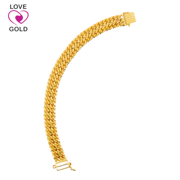 Rantai Tangan Dunhill Mata - Gold Bracelets