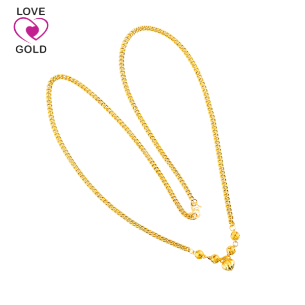 Rantai leher Gantung Love - Gold Necklace
