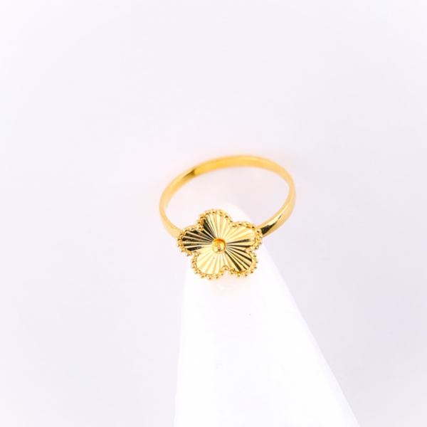 Cincin Bunga - Gold Ring