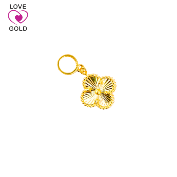 Loket Bunga - Gold Locket