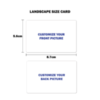 landscape size card
